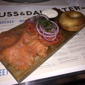 Gluten-free smoked salmon spread from Russ & Daughters